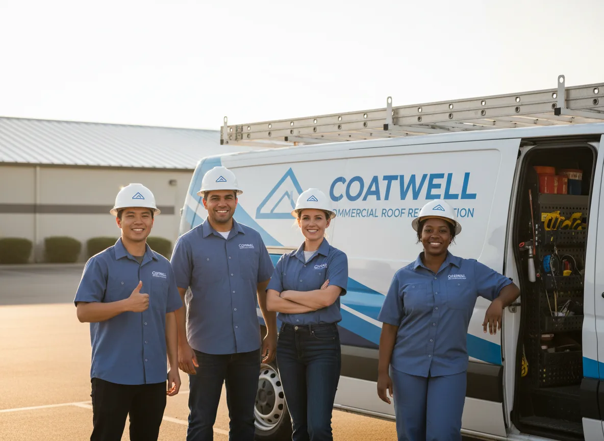 Commercial roof coating company in Pocola, OK